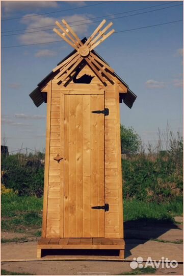 Уличный туалет домик с установкой LTG