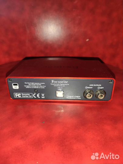 Звуковая карта focusrite