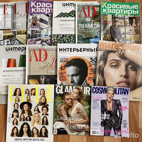 Журналы интерьерные, marie claire