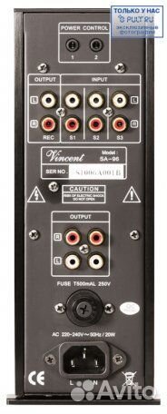 Усилитель предварительный vincent SA-96 BL