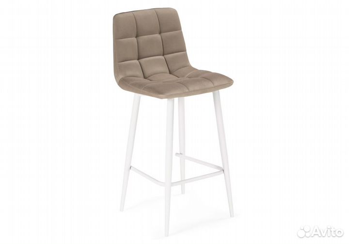Барный стул «Чилли К бежевый / белый»