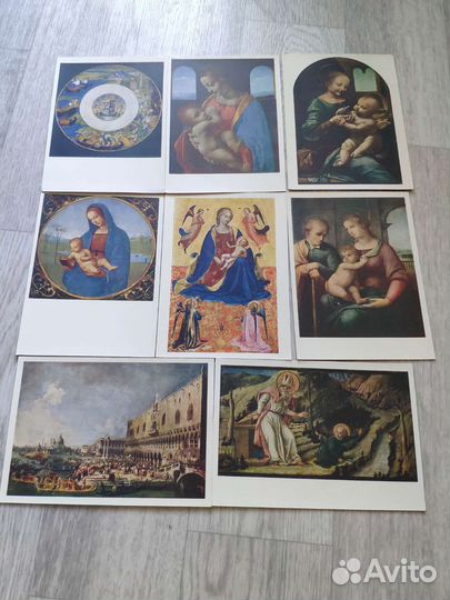 Набор открыток Итальянское искусство СССР 1963 год