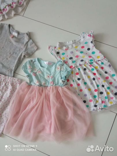 Вещи пакетом на девочку 74