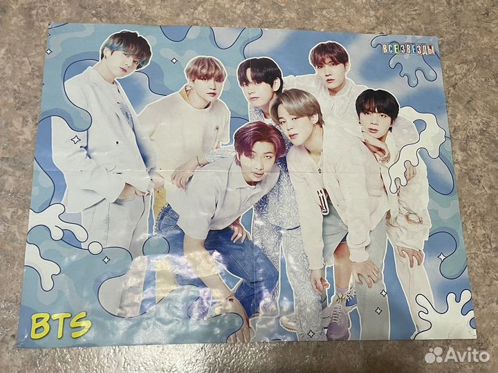 Плакаты из журналов все звезды BTS