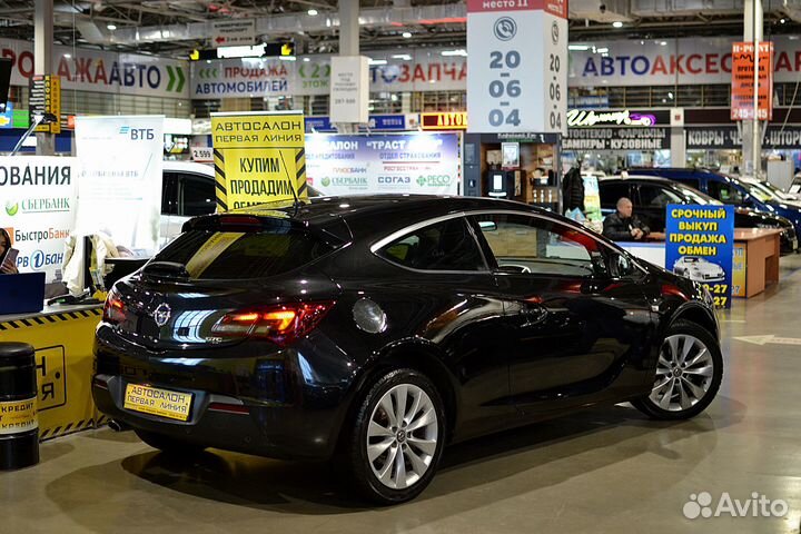 Opel Astra GTC 1.4 AT, 2012, 133 000 км