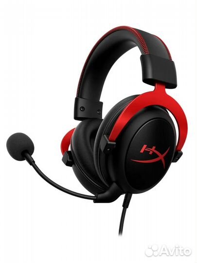 Игровые наушники HyperX Cloud II с микрофоном, зву