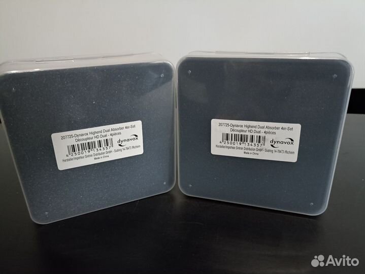 Dynavox High-End Dual Absorber Black Set