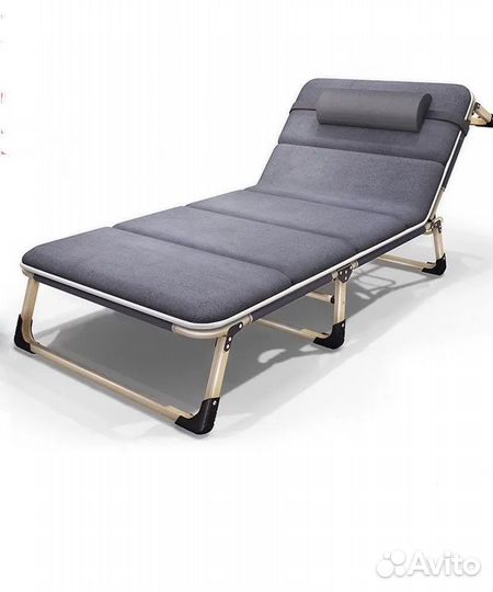 Раскладушка с матрасом складная походная 195*70*30