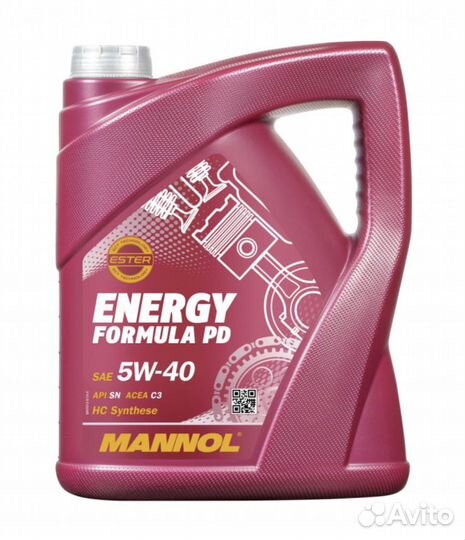 Mannol Energy Formula PD SAE 5W-40 Синт.моторное м