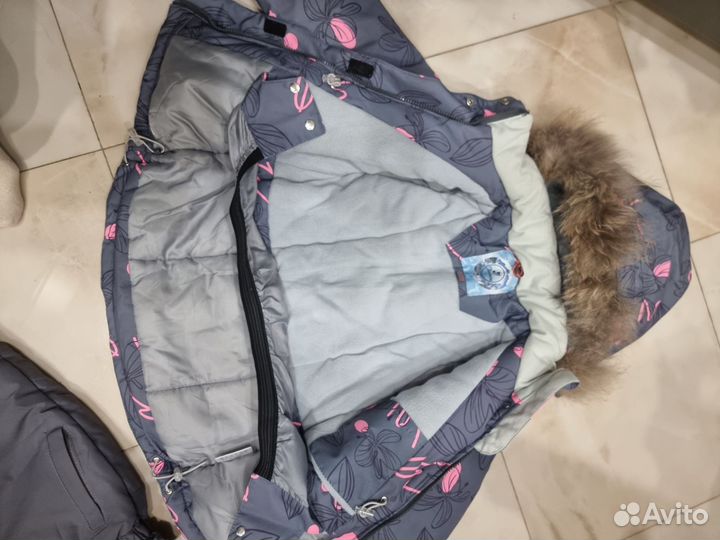 Зимний костюм для девочки 110