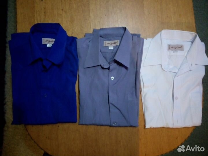 Рубашки классич, длинный рукав для подростка 38-42