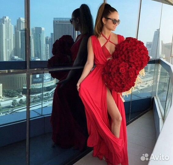 Букет из 51 розы, доставка цветов Сочи