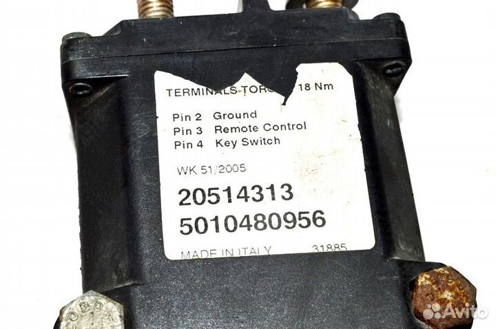 Выключатель массы renault trucks Magnum Dxi (01.05