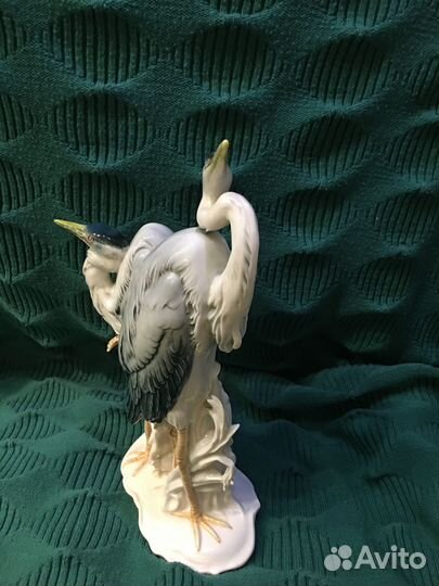 Цапли. Фарфоровая статуэтка. Karl Ens