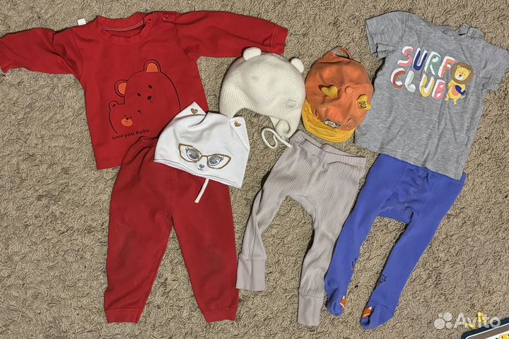 Детские вещи пакетом 80-86 девочке