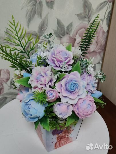 Букет из натурального мыла