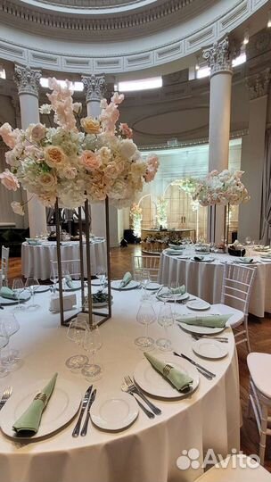 Скатерти новые круглые 320см банкетная