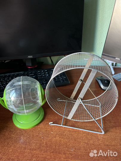 Колесо и шар для хомяка