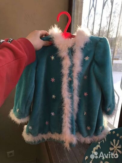 Новогодний костюм Маши / Снегурочки на 2-4 года