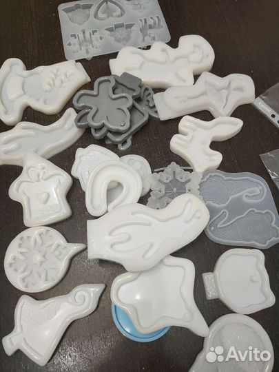 Молды новогодних игрушек