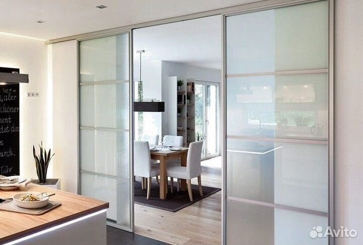 Стеклянные перегородки