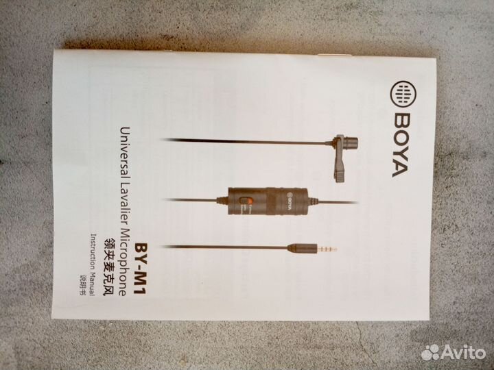 Микрофон петличный boya by m1