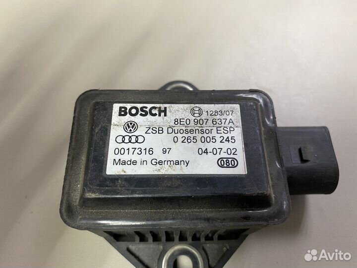 Датчик продольного ускорения Ауди А4 Б7 8Е