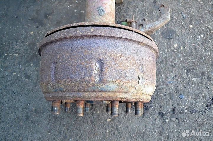 Ступица, барабанные тормоза, вспомогательного мост