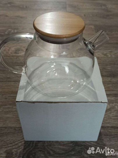 Чайник заварочный, термостойкий. 900мл. Новый