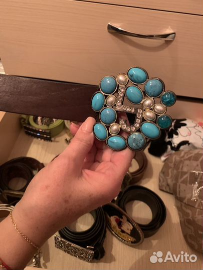 Ремень кожаный Женский, Италия