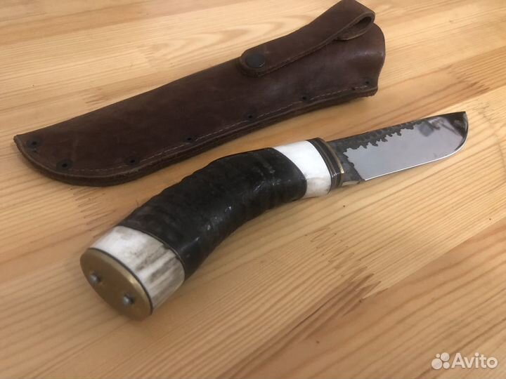 Нож ручка из рога