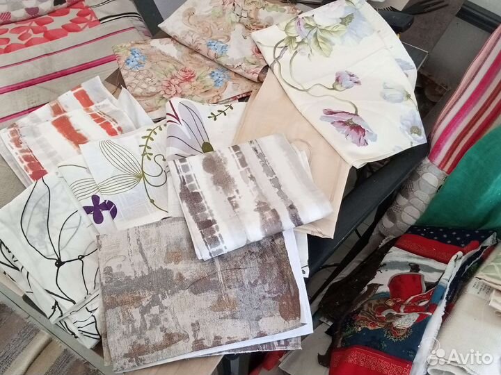 Лоскутки остатки тканей