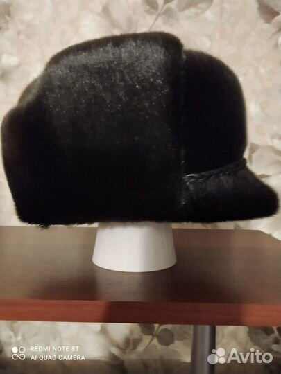 Меховая мужская кепка
