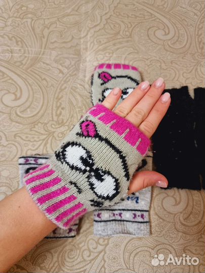 Перчатки митенки