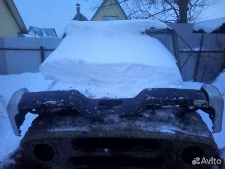 Задний бампер Мицубиси Паджеро 2