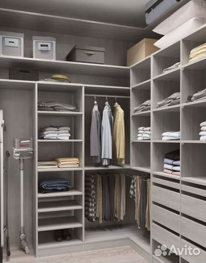 Гардеробная на заказ от производителя