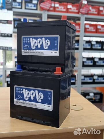 Аккумулятор Topla на Toyota corolla