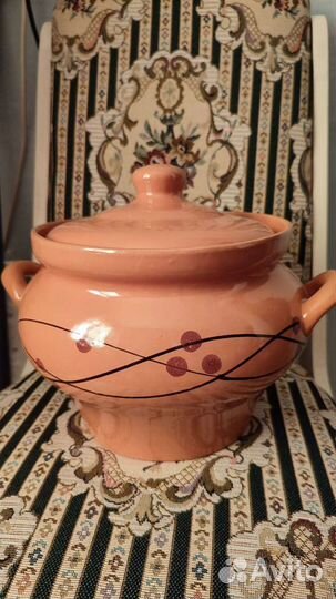 Жаровня керамика новая 4 л