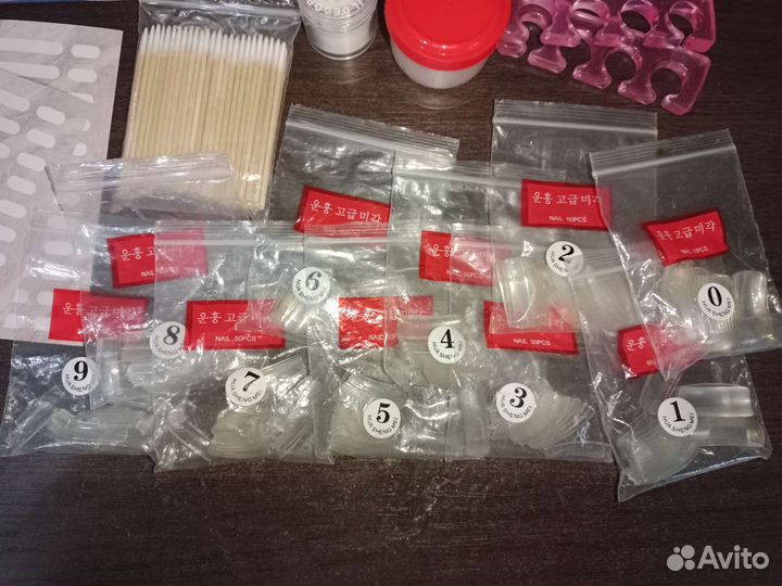 Набор для маникюра с лампой