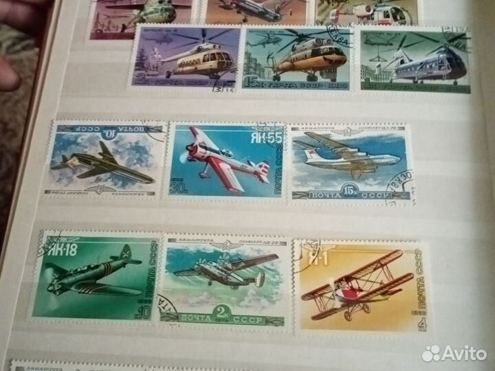 Почтовые марки СССР и других стран