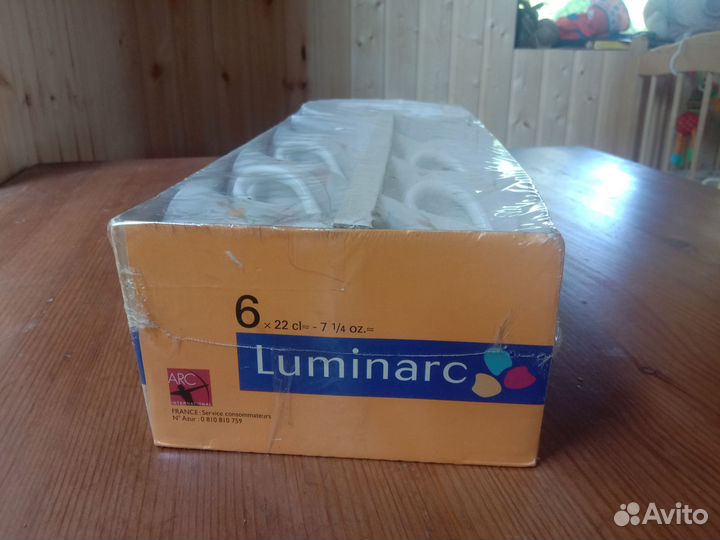 Чайные чашки с блюдцами Luminarc в упаковке 6 перс