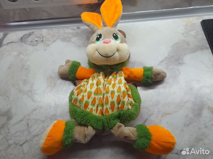 Мягкая игрушка заяц рюкзак
