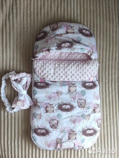 Конверт на выписку зимний для девочки