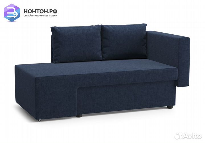 Диван еврокнижка Дагмар темно-синий