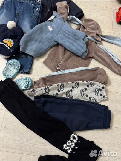 Детские вещи пакетом на мальчика 80 86