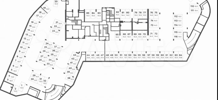 Машиноместо, 14 м²