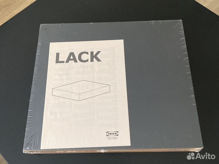 Полка IKEA Lack черная