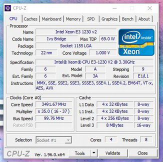 Xeon E3 1230 v2