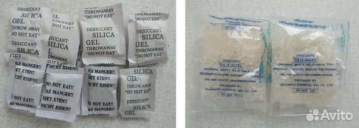 Силикагель в пакетиках