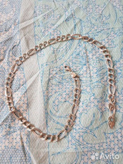 Серебренная цепь с крестом